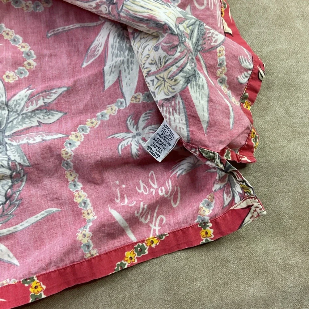 Vintage Polo Ralph Lauren Shirt Men Sz L Aloha Hawaii Button Up 90s Classic Fit